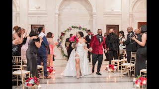 Black Excellence Meets Black Tie Wedding// Erica +Tony//Wedding Day Video in Atlanta, GA