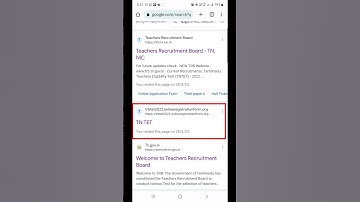 HOW TO DOWNLOAD TNTET PAPER II SCORE CARD