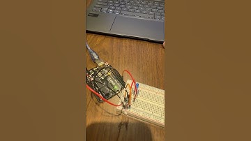 Temperature sensor with LED video