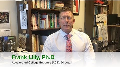Champion of Change- ACE Dual Enrollment with Dr. Frank Lilly #EDDvideo