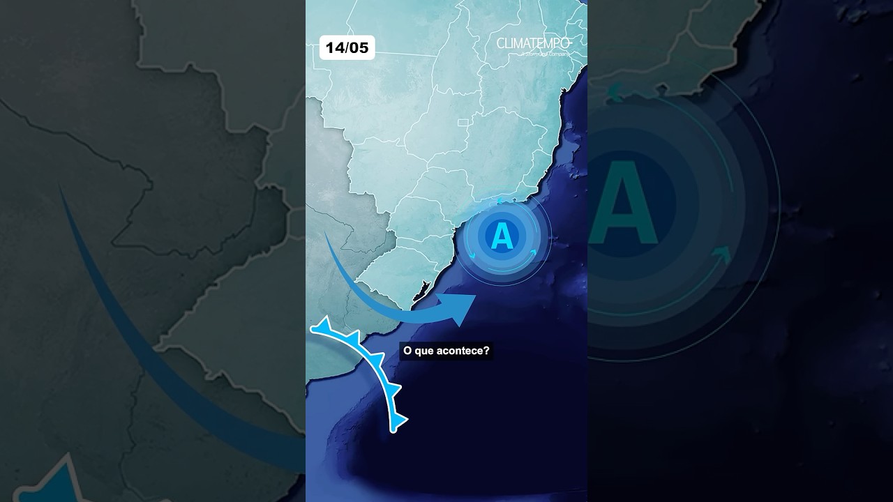 Novo bloqueio atmosférico causa veranico no Brasil.