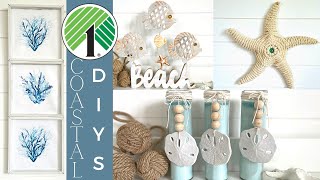 🐚 NEW 🐚 DOLLAR TREE DIY COASTAL BEACH DECOR