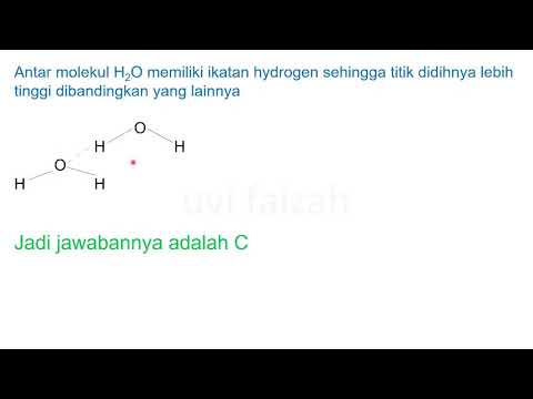 Video: Mengapa air memiliki titik leleh yang tinggi?