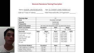 Famous MODULE 1 - Revised Exercise Prescription Wealth