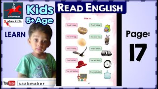 Read English (5 plus kids) Page 17 (youtube channel name) saabmaker
