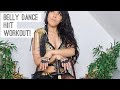 Belly dance hiit workout  easy fun follow along workout  dance and fitness