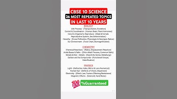 Just Do These Topics & Score 90%+ in Class 10 Science 2025 #abhisheksir #cbseclass10