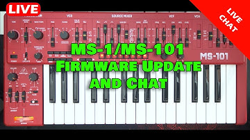 Behringer MS-1 Firmware Update and Chat