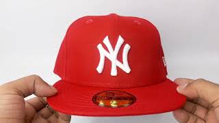 NEW ERA CAP 59FIFTY NEW YORK YANKEES ESSENTIALS RED