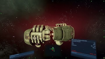 X4  Foundations: 6.0 Beta 2: Testing Odysseus E under bombard role vs xenon defence station