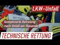 (05.11.20) Pragmatische Rettung und fehlende Gasse: Eingeklemmter LKW-Fahrer auf der A2 bei Lauenau