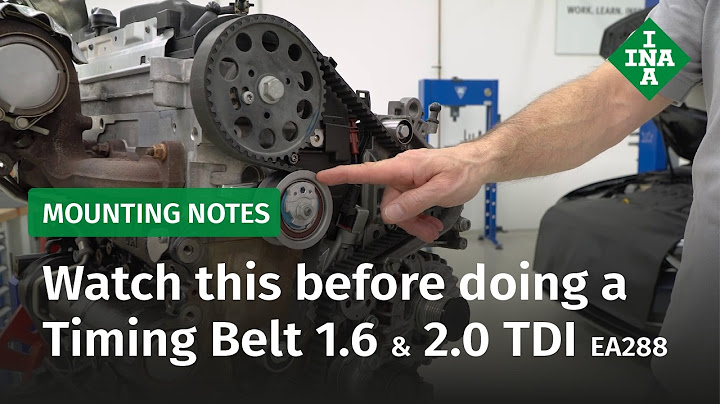 Zahnriemen- und Keilrippenriemenwechsel an einem  2,0 TDI Common Rail EA 288 Motor der VW Gruppe