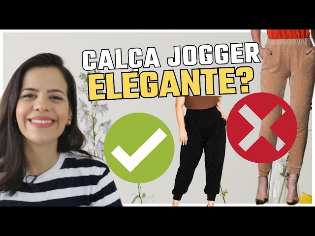 Borges - Calça Jeans meio cós meio elástico para trabalho