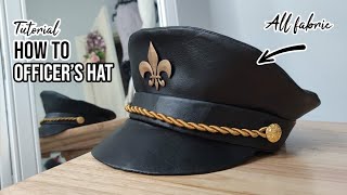 How to make an Officer's Hat. Black Lobelia Cosplay Tutorials