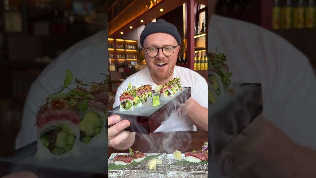 Wagyu sushi experience in London AD #london #sushi #wagyu