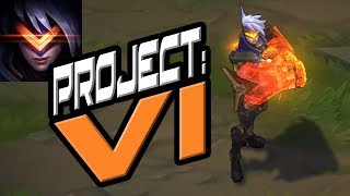 PROJECT: Vi - New Skin! | PBE Full Gameplay | League of Legends (Patch 7.23)
