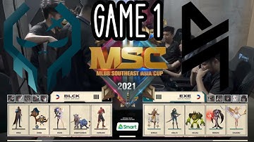 [English] Execration Vs Blacklist International Game 1 | GRAND FINALS | MSC 2021