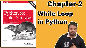 Python for Data Analysis | Part-3 |While loop in python | For loop Vs While loop|#datascience#python