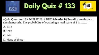 Daily Aptitude Quiz Challenge: Day 133⚡💡⚡