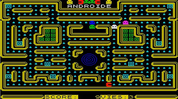 Androide PACMAN YELLOW MAZES PAC MAN CLONE 1984 By ERE Informatique 16k French SINCLAIR ZX SPECTRUM