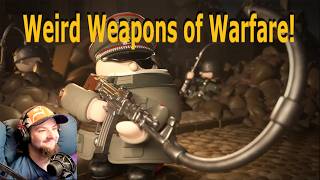 Reacting to | Weird Weapons of War - Mitsi Studio