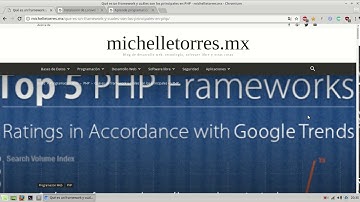 Proyecto Laravel 5.5 - Capitulo 1 : Frameworks
