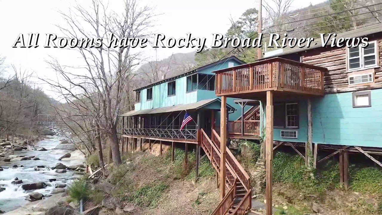 The Riverside Lodge at Chimney Rock YouTube