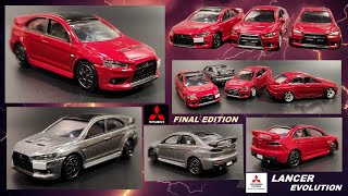 Model EP0133 (Tomica Premium) Mitsubishi Lancer Evolution Final Ed. ตำนานบทสุดท้ายของอีโวยุค 90-2016