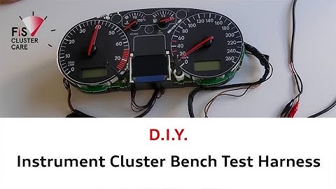 VW Audi Instrument Cluster Bench Harness make your own (Audi TT, A3 S3, Audi A4, VW Golf, Bora MK4)