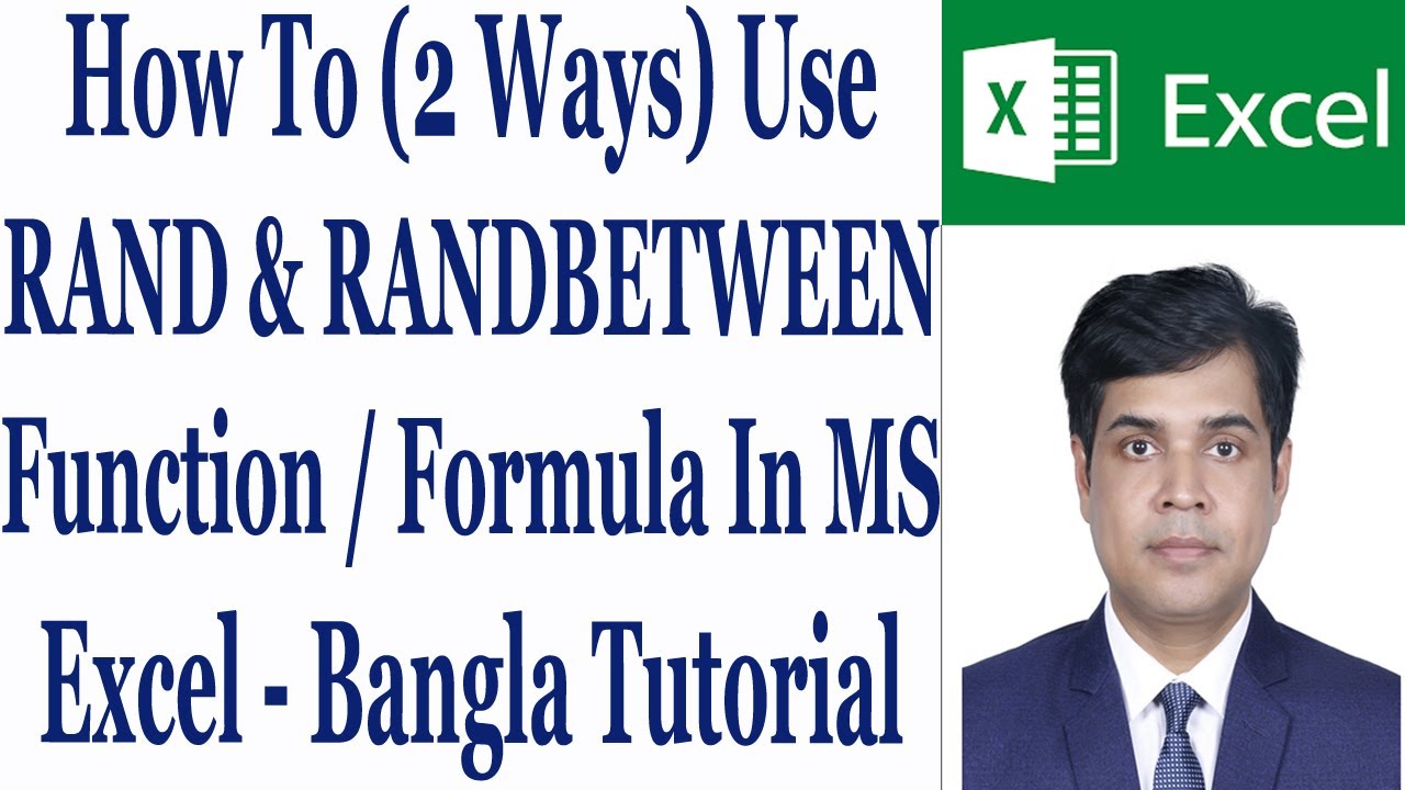 How To (2 Ways) Use RAND & RANDBETWEEN Function / Formula In MS Excel ...
