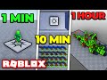 I made a zombie defense game in 1 min vs 10 min vs 1 hour roblox