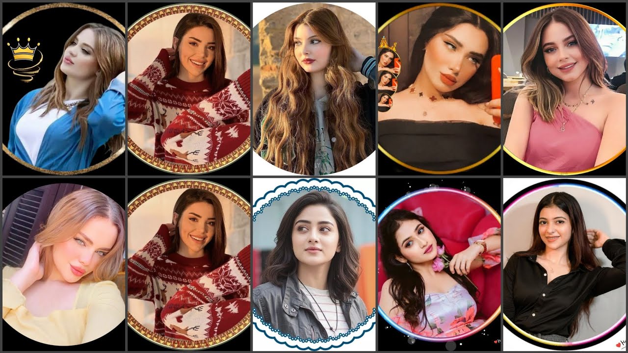 🌸 Girls Photos in Frame | Instagram & WhatsApp Profile pics 