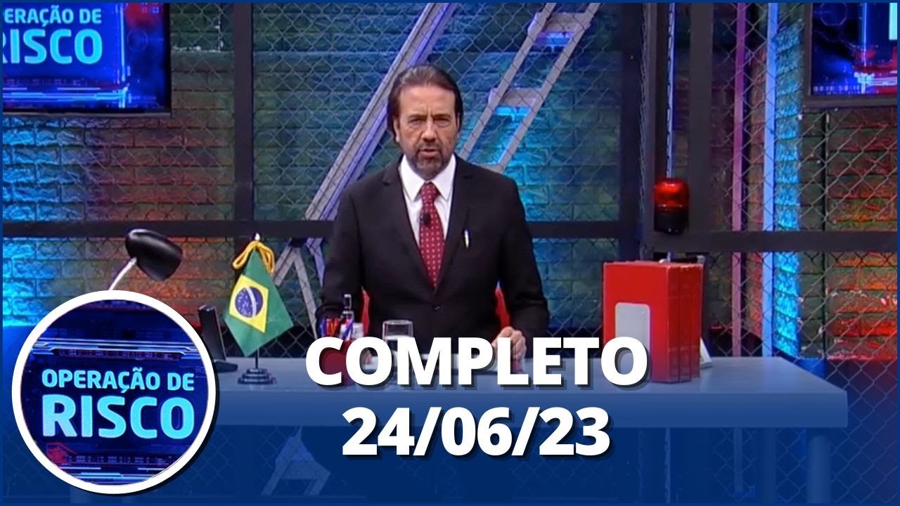 Operação de Risco: Agressão em ônibus, ladrão baleado e mais (24/06/23) | Completo