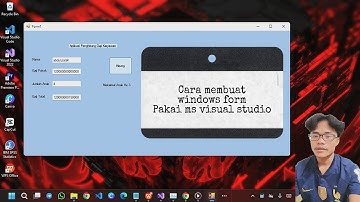 Aplikasi Penghitung Gaji Karyawan Windows Form - UTS Pemrograman Visual #visualbasic  #unsia