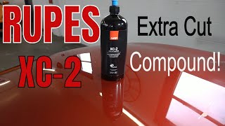 The NEW Rupes XC-2 Extra Cut Compound For Hard Clear, Gel-Coat (Boats), And High Solid Finishes!!
