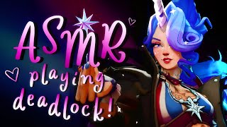 playing deadlock (asmr) ₊˚⊹ 🪄 for the first time ever! ⸝⸝ w/ handcam & binaural whispers ♡