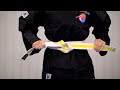 Comment nouer sa ceinture de taekwondo