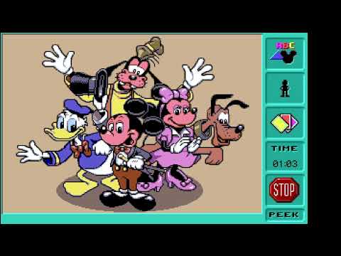 Mickey's Memory Challenge Gameplay |  Dos | 1993