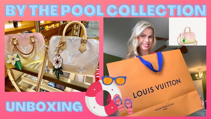 NWT AUTHENTIC Louis Vuitton Summer 2021 By The Pool Neverfull MM Blue W/  Pouch