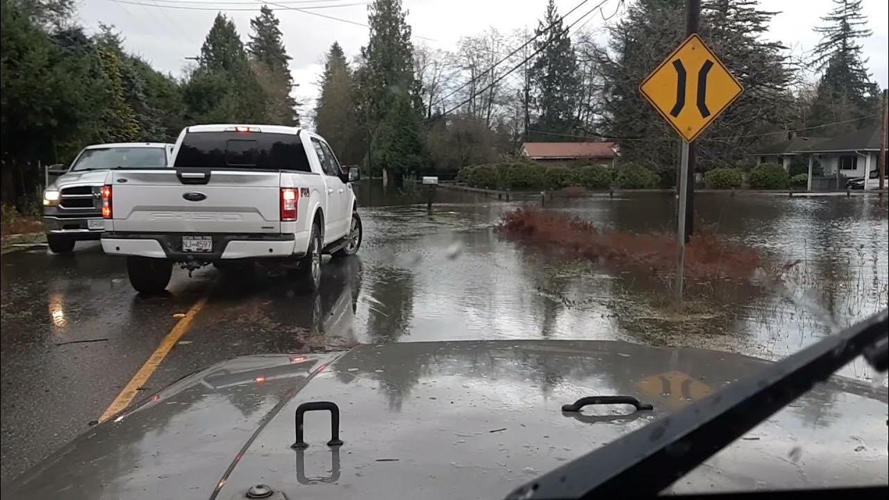 Flooding in Langley YouTube