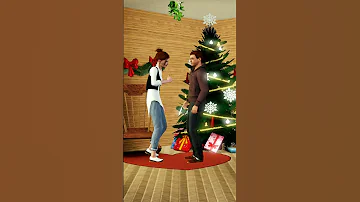 Поцелуй под Омелой в The Sims