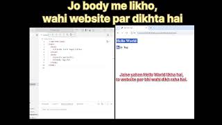 HTML Body Tag Explained | Beginners HTML Tutorial