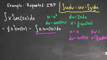 Integration by Parts - Example 3