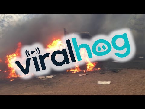 Escaping a Fire Storm on Kangaroo Island || ViralHog