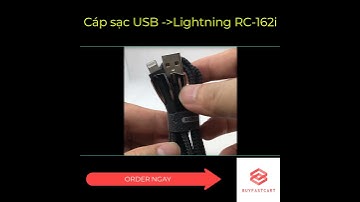 Cáp sạc nhanh 3A đầu Lighning Remax RC-162i dành cho iPhone, iPad, đầu bọc kim loại, dài 1m