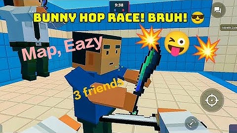 🔴Block Strike || Bunny Hop, Eazy Race || Me VS My Friends! 🏁🐎 🔴PREMIERE