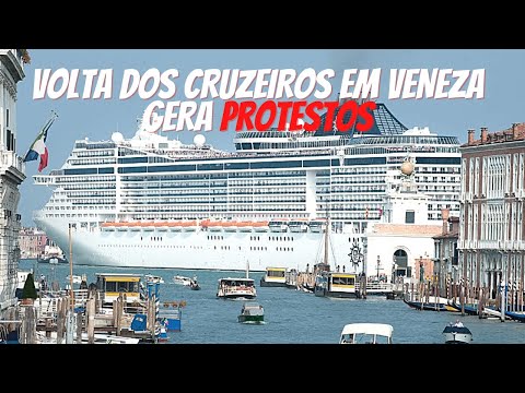 Vídeo: Veneza proíbe grandes navios de cruzeiro. Eis por que esse é um movimento controverso