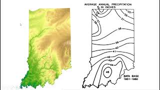 Indiana Isohyets Explained