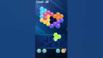 Block Hexa Puzzle Rainbow A Level 28 Walkthrough