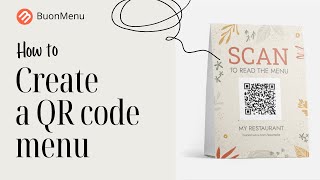 How to create a QR code menu - Complete Guide by BuonMenu